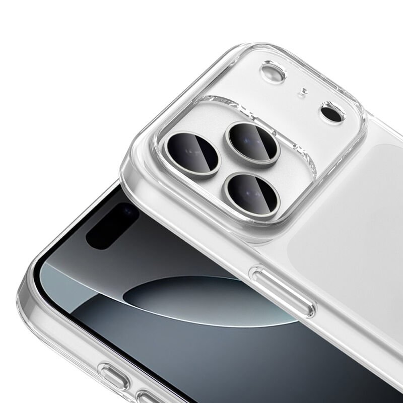 Apple iPhone 17 Pro Max Kılıf Zore Droga Kapak Şeffaf