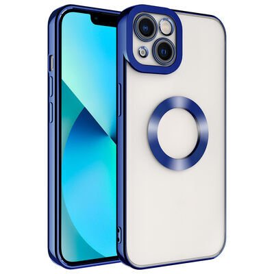 Apple iPhone 13 Kılıf Kamera Korumalı Logo Gösteren Zore Omega Kapak