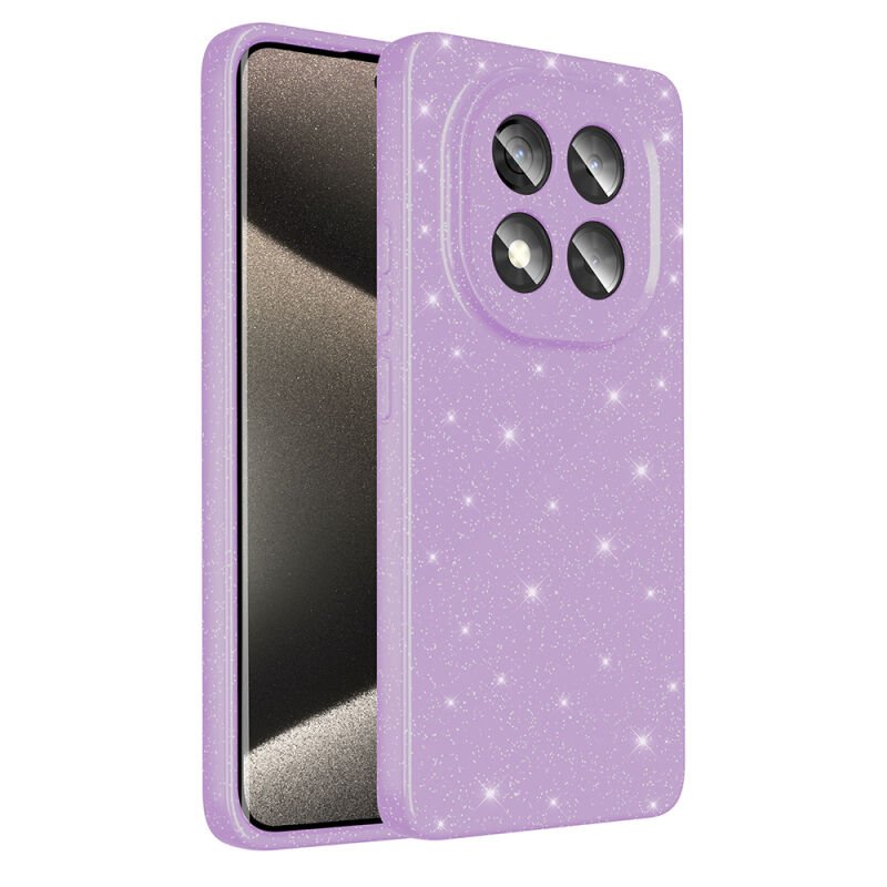 Xiaomi Redmi Note 14 Pro 4G Kılıf Kamera Korumalı Simli Lüks Zore Koton Kapak