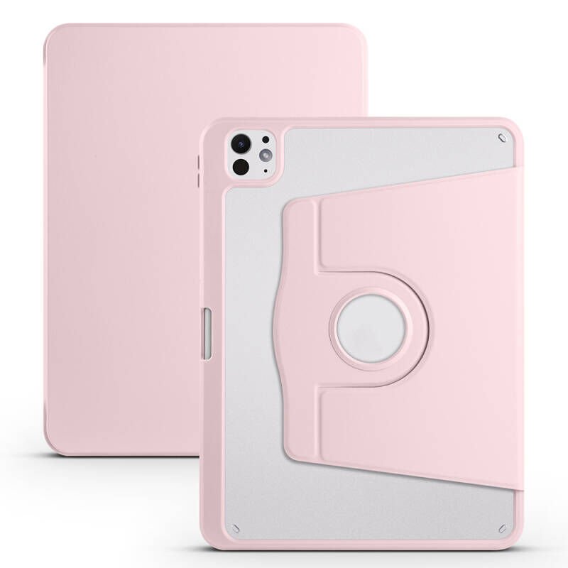 Apple iPad Pro 11 2024 Kılıf Zore Termik Kalem Bölmeli Dönebilen Standlı Kılıf