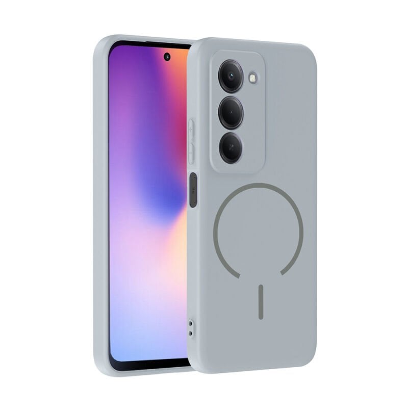 Xiaomi Redmi 15 Kılıf M-safe Şarj Özellikli Zore Meta Kapak