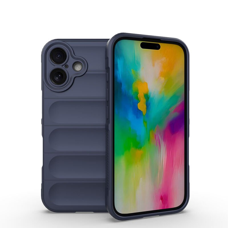 Apple iPhone 16 Kılıf Esnek TPU Oyuklu Arka Yüzey Tasarımlı Zore Etnik Silikon Kapak