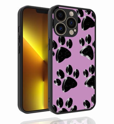 Apple iPhone 13 Pro Max Kılıf Desenli Kamera Korumalı Parlak Zore Nora Kapak