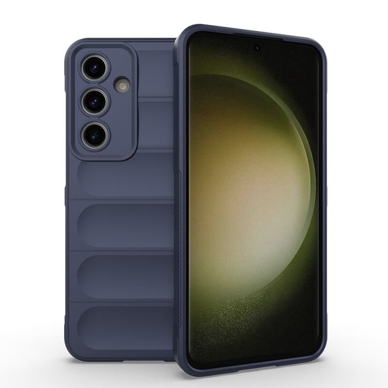 Galaxy S24 FE Kılıf Esnek TPU Oyuklu Arka Yüzey Tasarımlı Zore Etnik Silikon Kapak