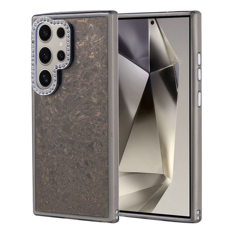 Galaxy S24 Ultra Kılıf Taşlı Tasarımlı Zore Kapi Kapak