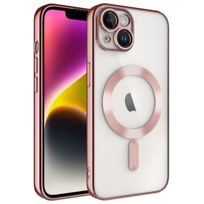 Apple iPhone 14 Plus Kılıf Kamera Korumalı Magsafe Wireless Şarj Özellikli Zore Demre Kapak