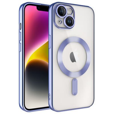 Apple iPhone 14 Plus Kılıf Kamera Korumalı Magsafe Wireless Şarj Özellikli Zore Demre Kapak