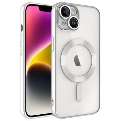 Apple iPhone 14 Plus Kılıf Kamera Korumalı Magsafe Wireless Şarj Özellikli Zore Demre Kapak