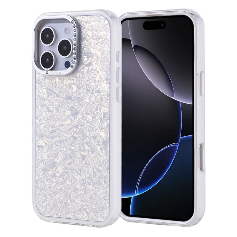 Apple iPhone 16 Pro Max Kılıf Taşlı Tasarımlı Zore Kapi Kapak