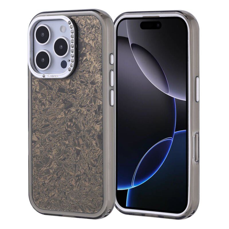 Apple iPhone 16 Pro Kılıf Taşlı Tasarım Zore Kapi Kapak